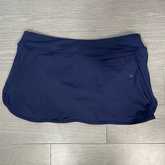 Athleta Tidal Swim Skirt in Ress Blue Size S P 405807 Beach Skort Tennis Golf - Picture 7 of 16